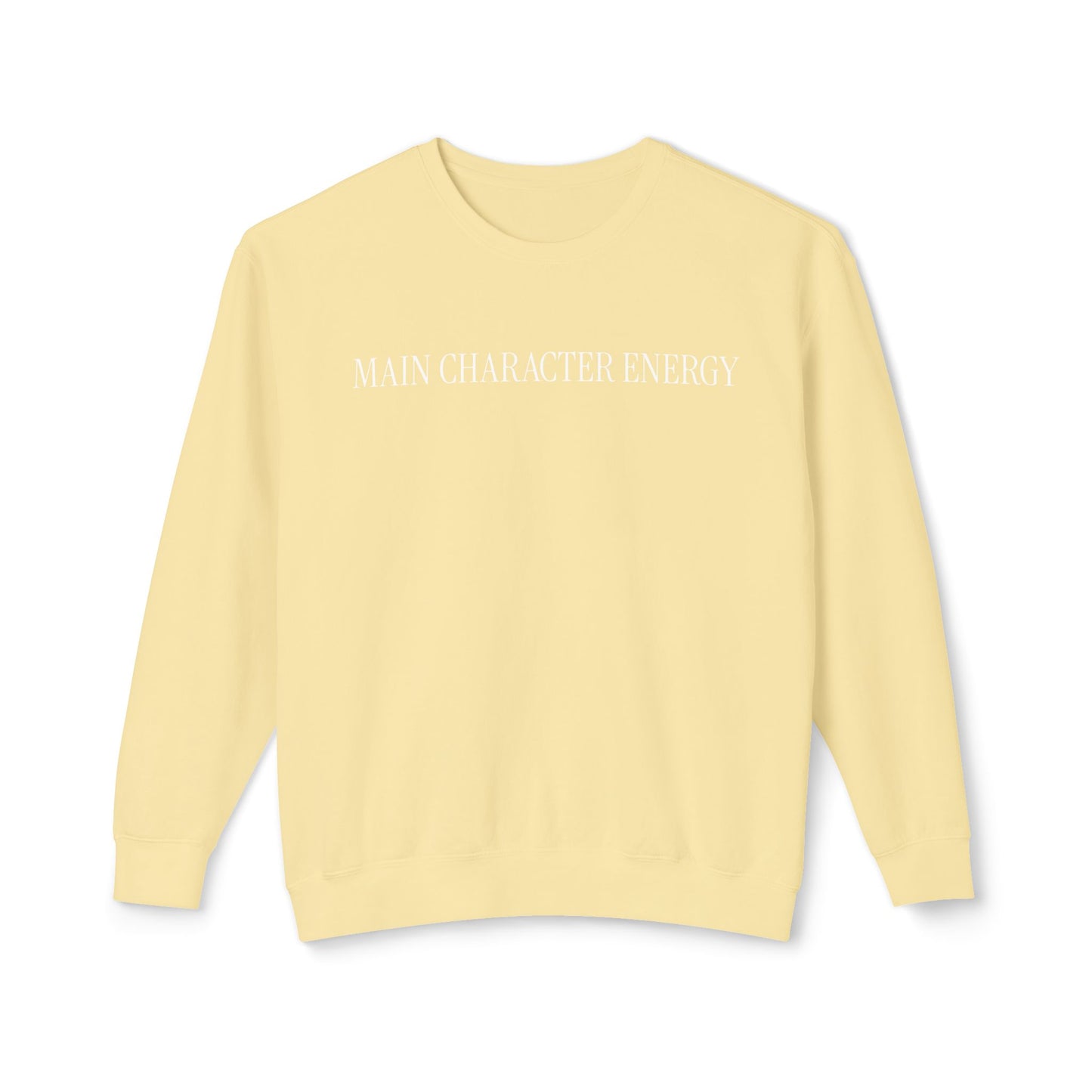 Main Character Energy Lightweight Crewneck Sweatshirt