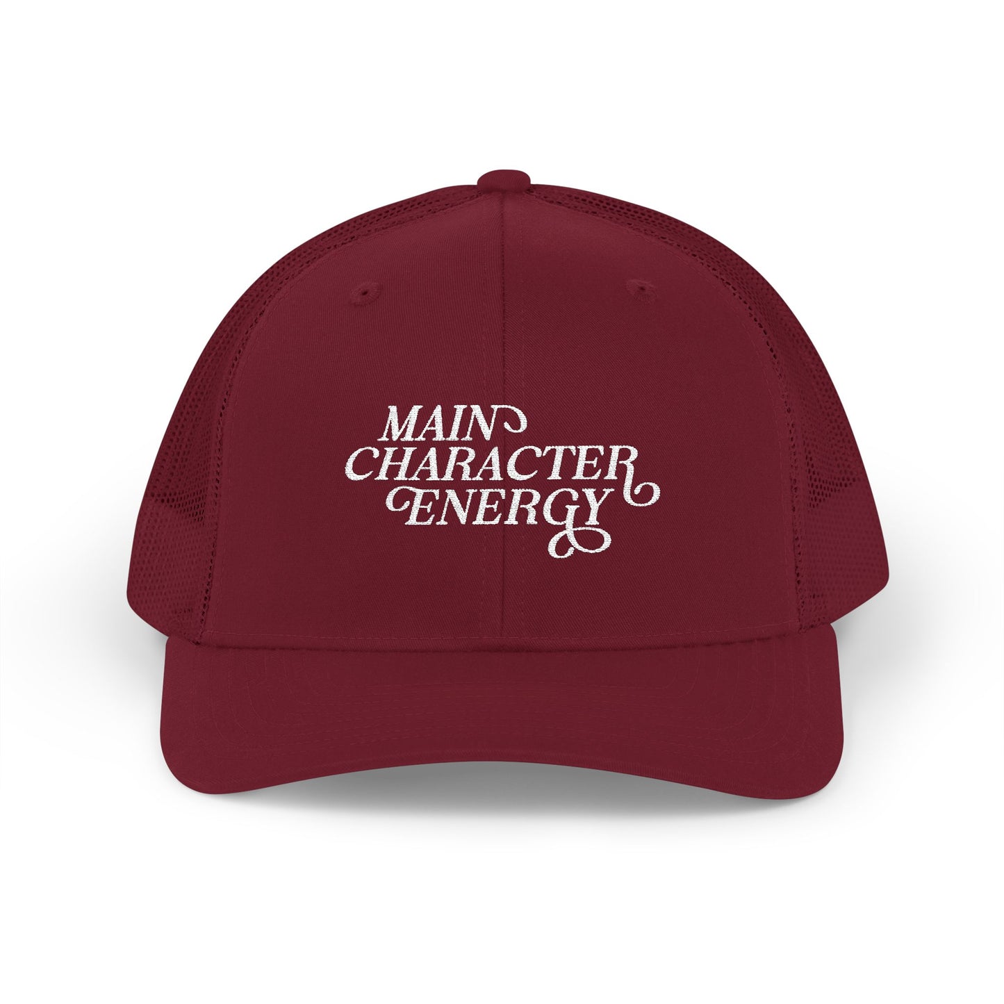 Main Character Energy Snapback Trucker Cap