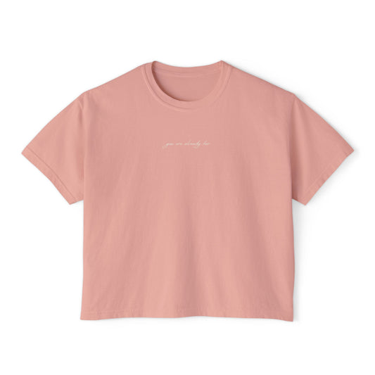 Wake Her Up Let Her Burn Boxy Tee