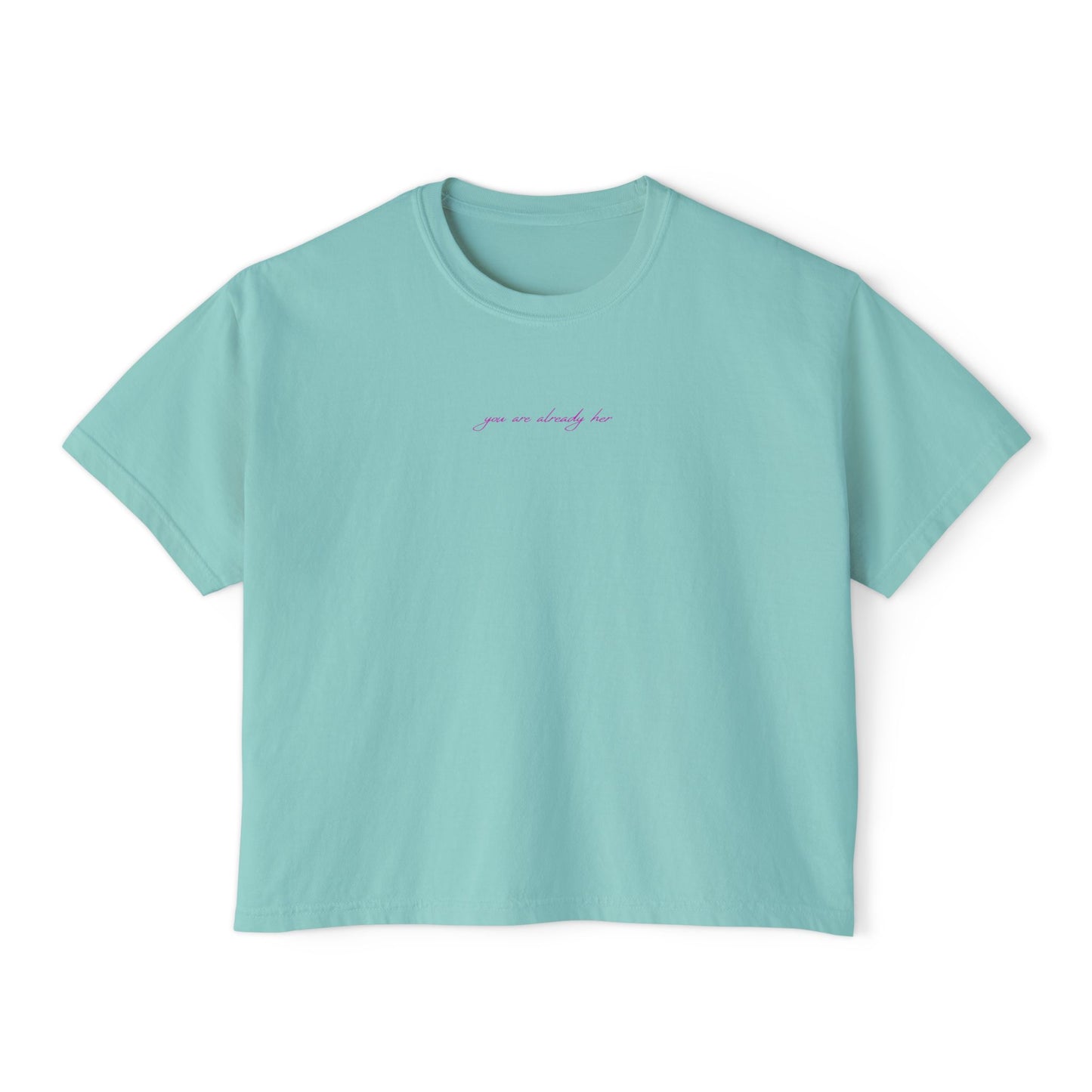 Wake Her Up Let Her Burn Boxy Tee