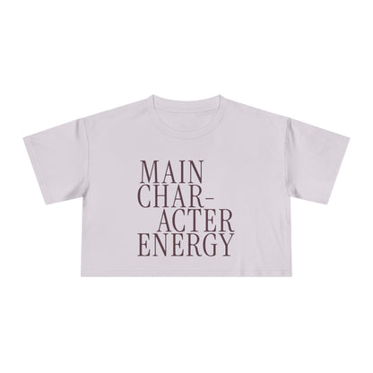 Main Character Energy Women's Crop Tee