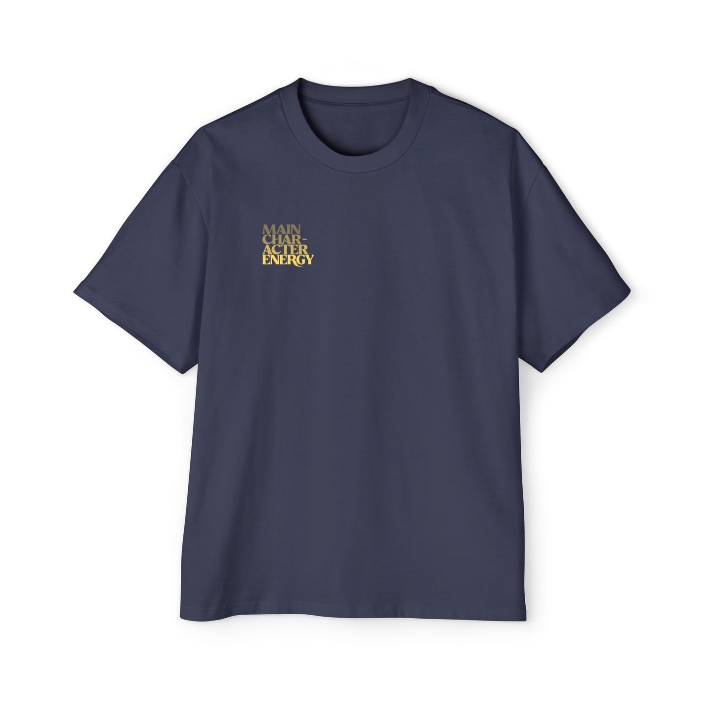 Main Character Energy Faded Oversized Tee