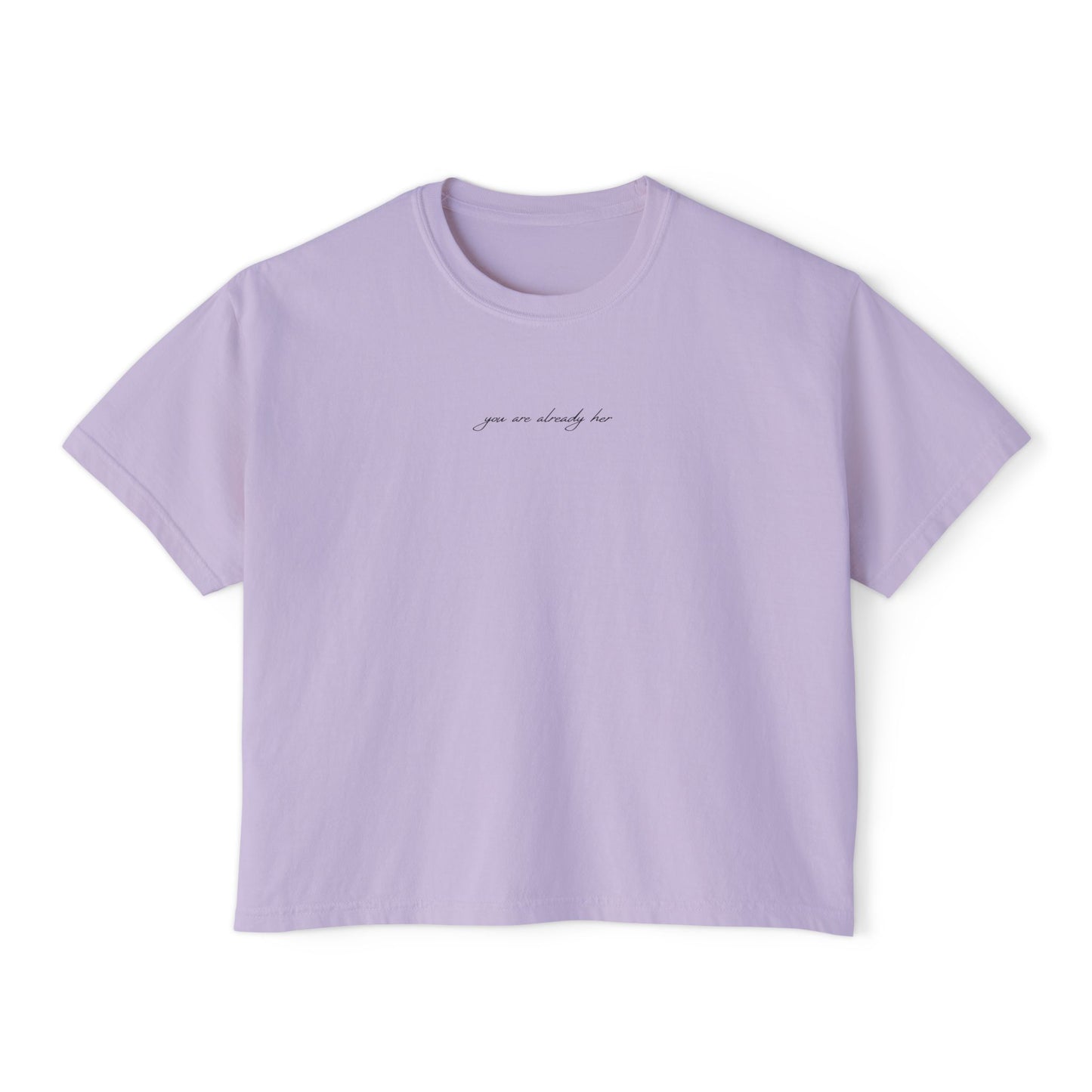 Wake Her Up Let Her Burn Boxy Tee