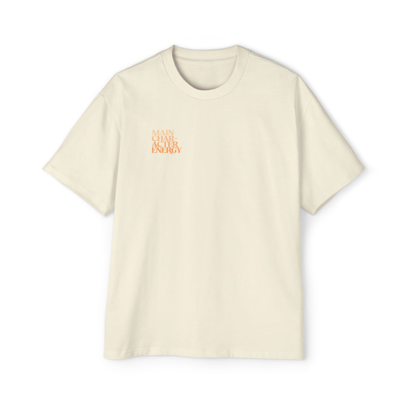 Main Character Energy Faded Oversized Tee