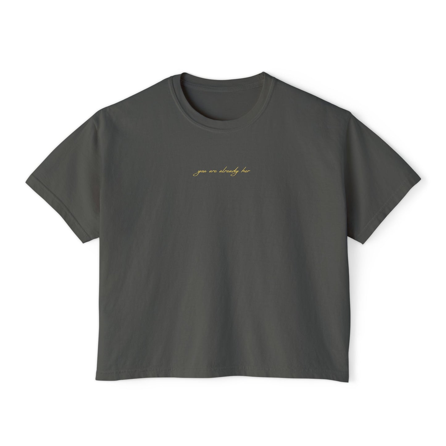 Wake Her Up Let Her Burn Boxy Tee