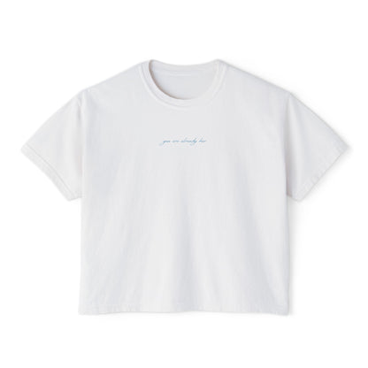 Wake Her Up Let Her Burn Boxy Tee