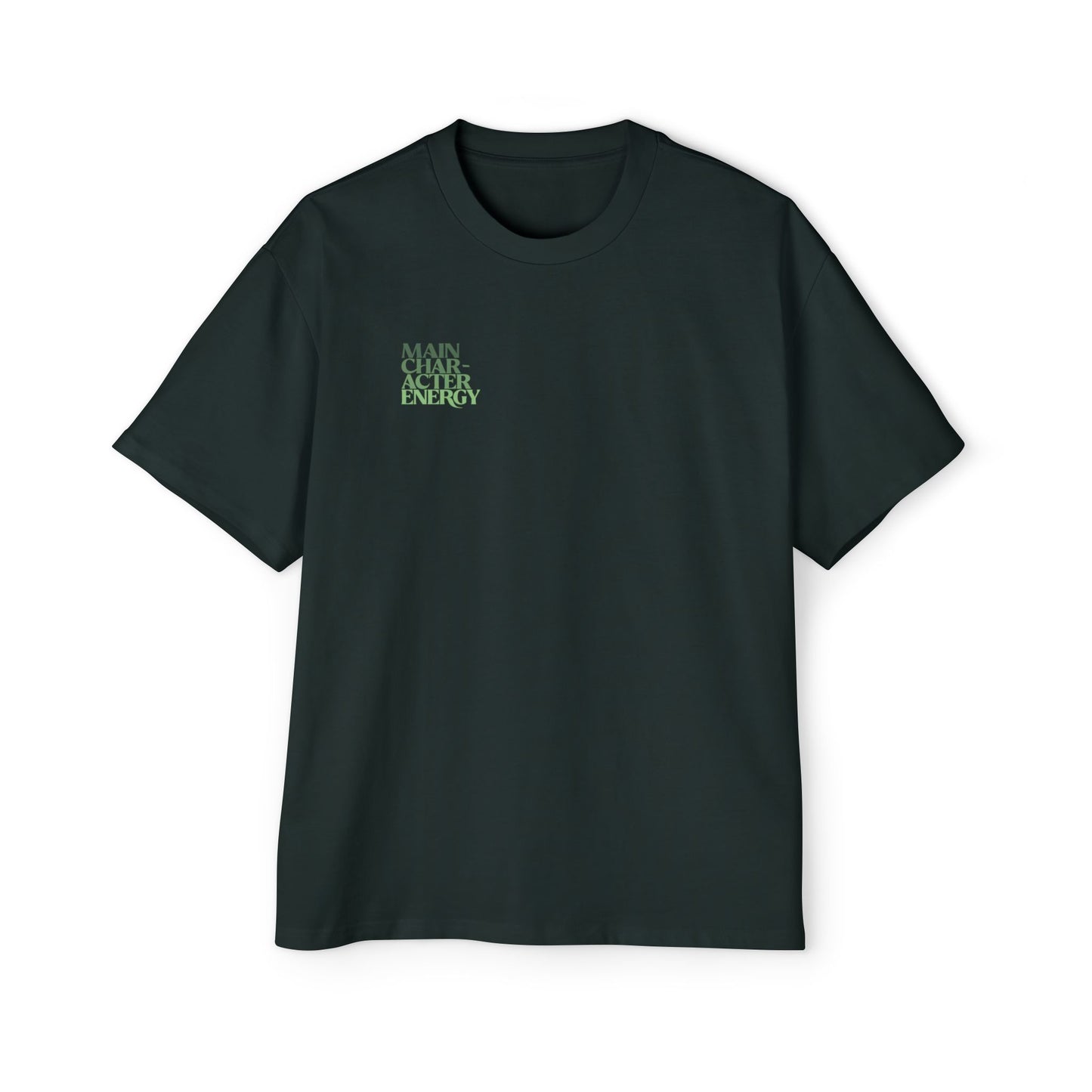 Main Character Energy Faded Oversized Tee