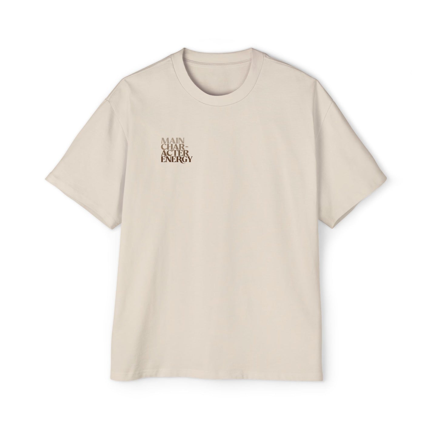 Main Character Energy Faded Oversized Tee