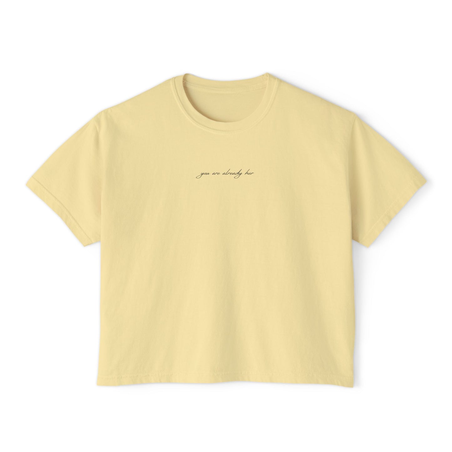Wake Her Up Let Her Burn Boxy Tee