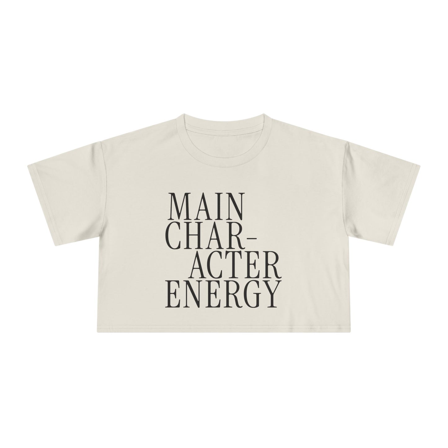 Main Character Energy Women's Crop Tee