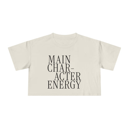 Main Character Energy Women's Crop Tee