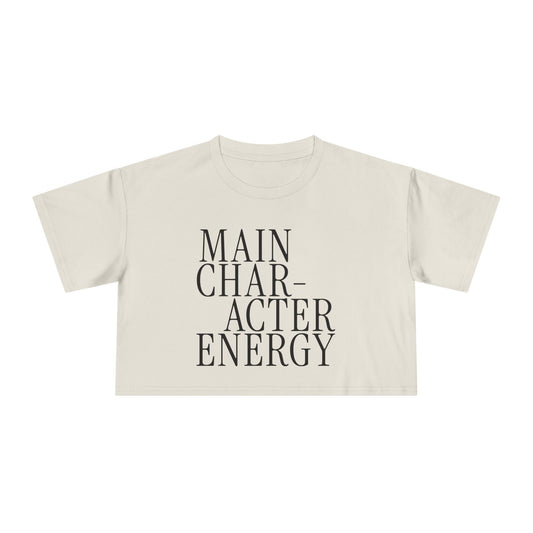 Main Character Energy Women's Crop Tee
