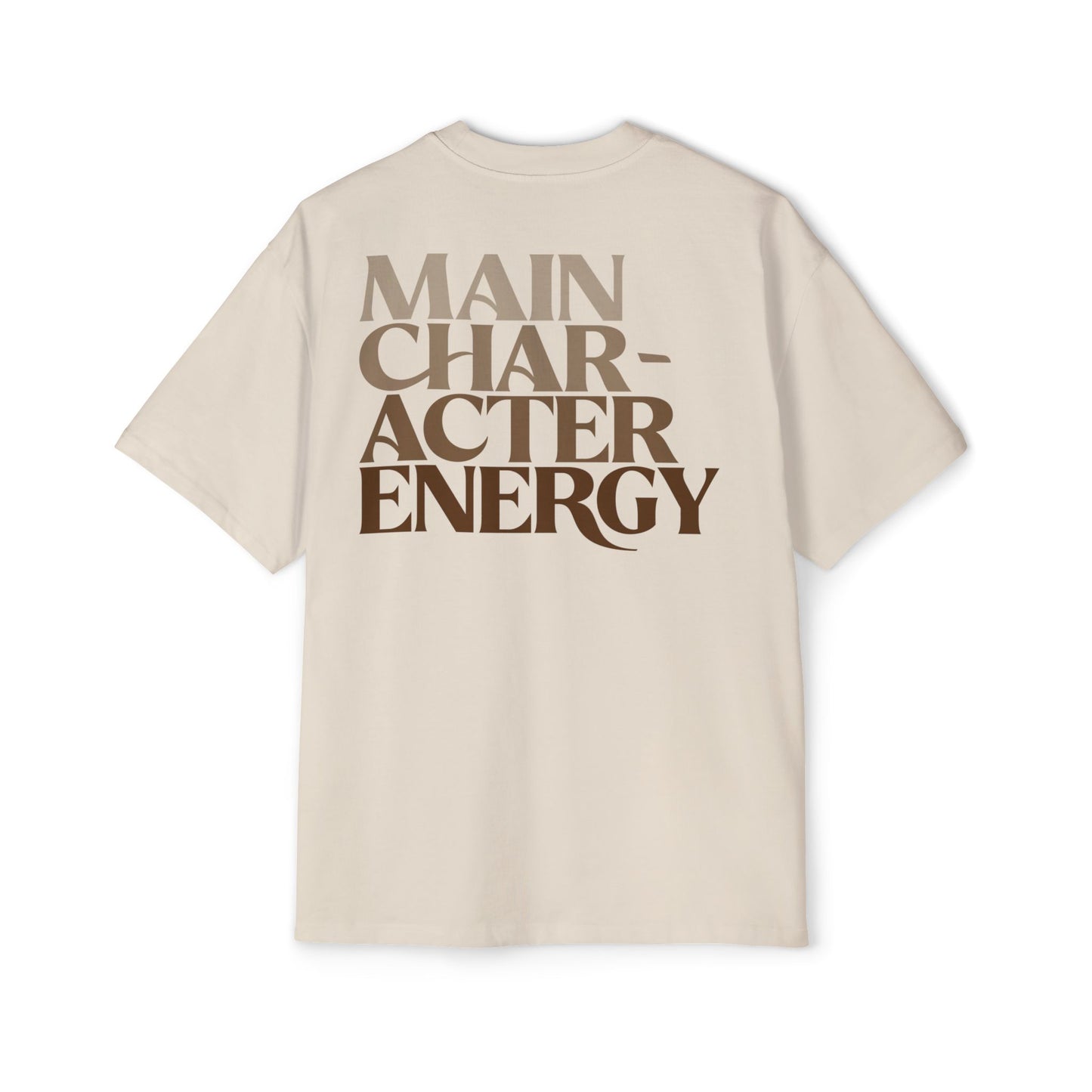 Main Character Energy Faded Oversized Tee
