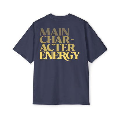 Main Character Energy Faded Oversized Tee