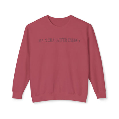 Main Character Energy Lightweight Crewneck Sweatshirt
