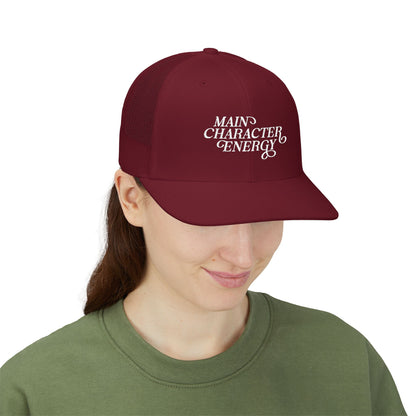 Main Character Energy Snapback Trucker Cap