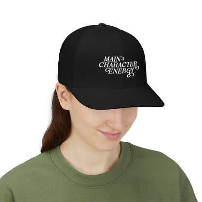Main Character Energy Snapback Trucker Cap