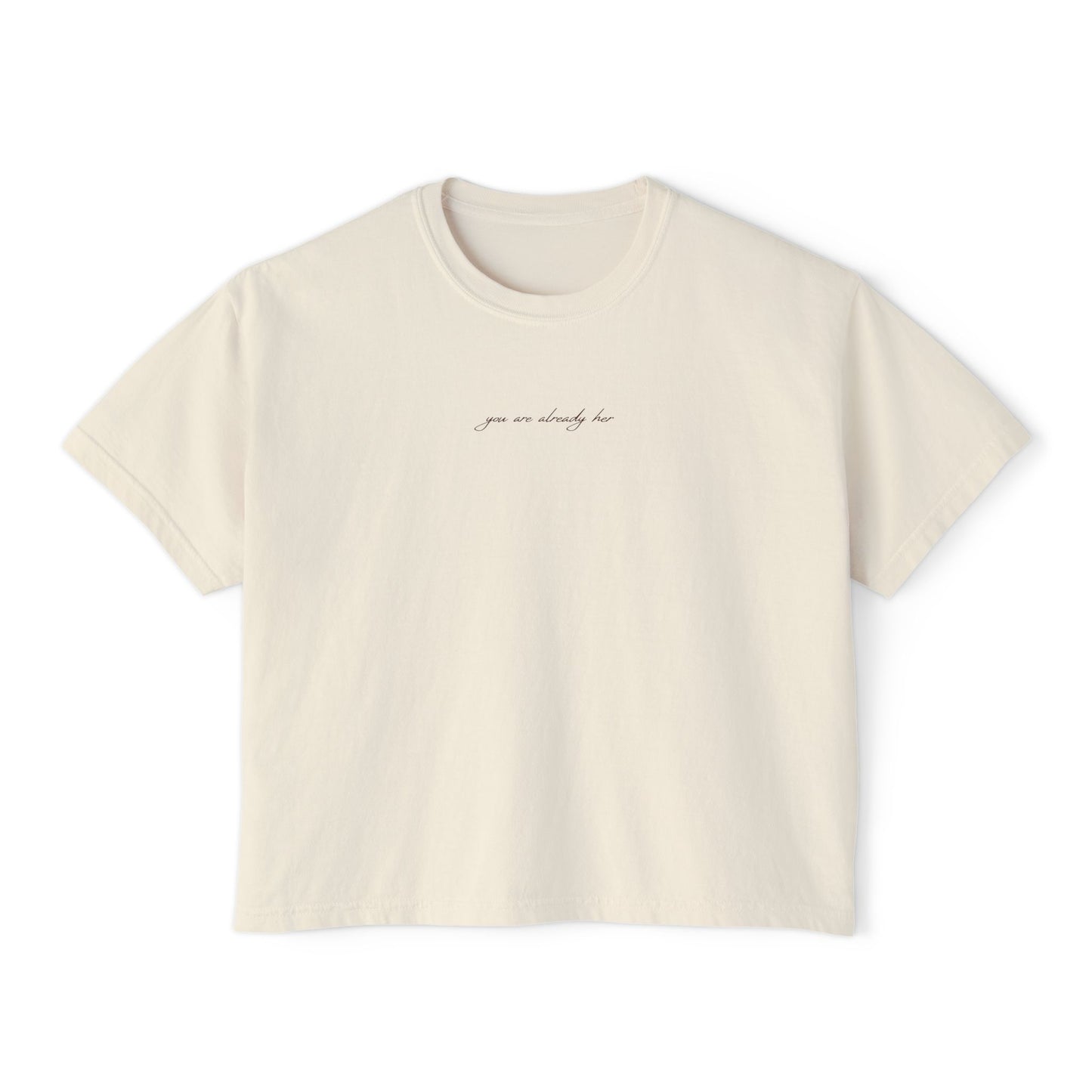 Wake Her Up Let Her Burn Boxy Tee