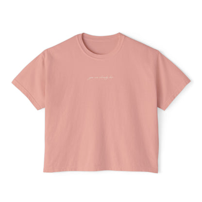 Wake Her Up Let Her Burn Boxy Tee