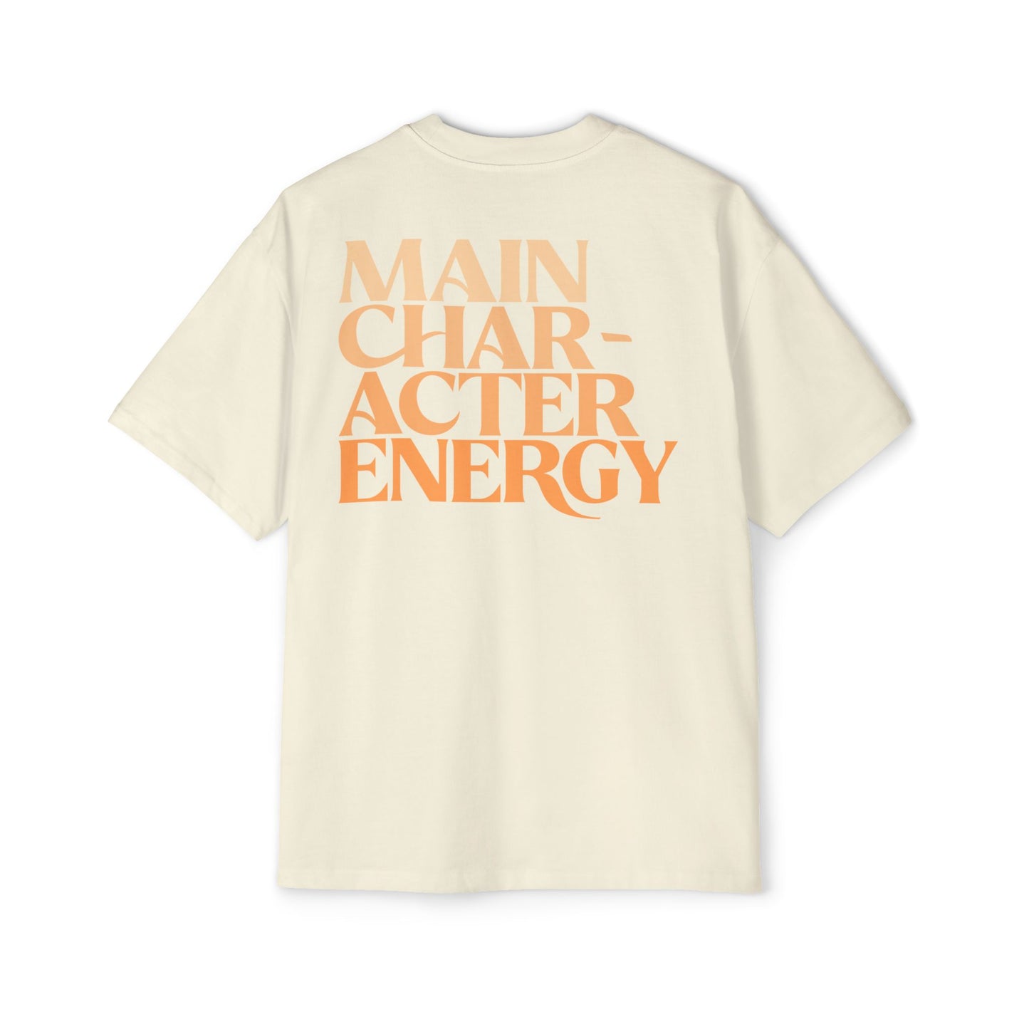Main Character Energy Faded Oversized Tee